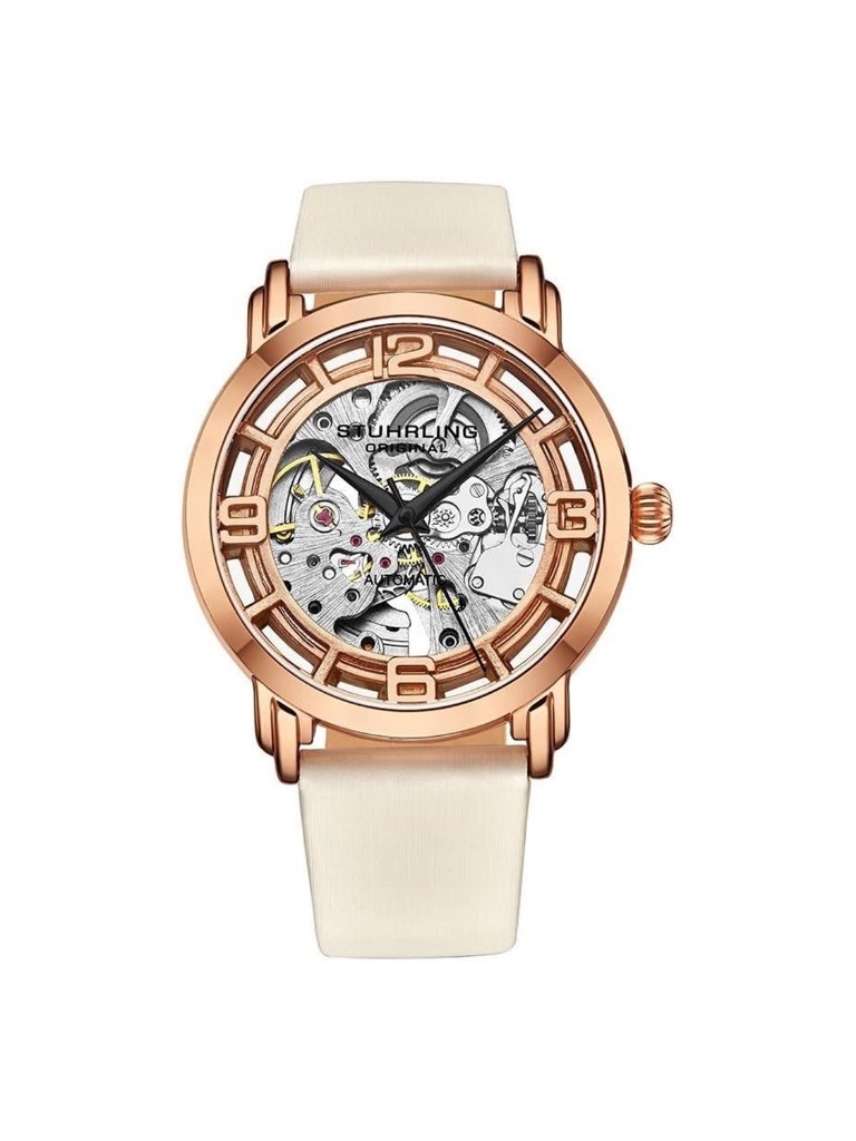 Nwt Stuhrling Original Legacy Automatic Silver Dial Ladies Watch